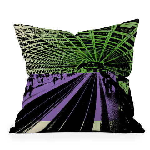 Amy Smith DC Metro Outdoor Throw Pillow