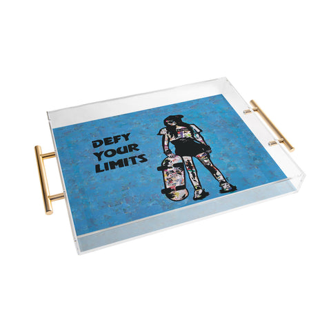 Amy Smith Defy your limits Acrylic Tray
