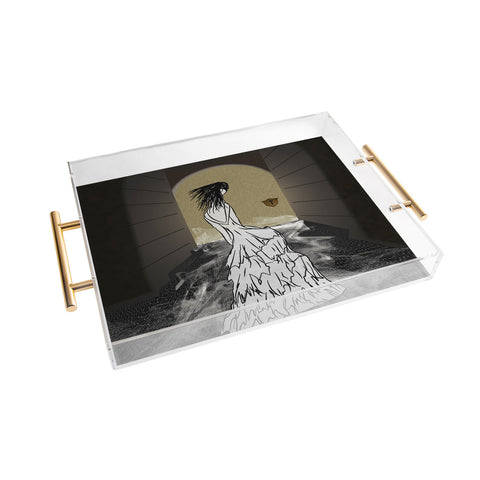 Amy Smith Dress In Tunnel Acrylic Tray