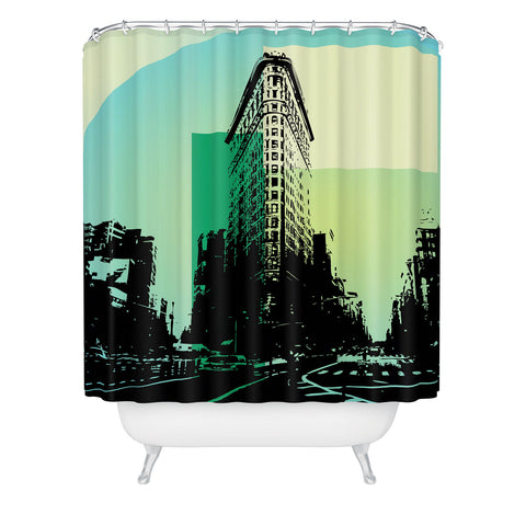 Amy Smith Flat Iron Building New York Shower Curtain