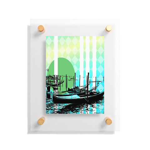 Amy Smith Gondolas 13 Floating Acrylic Print