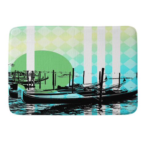 Amy Smith Gondolas 13 Memory Foam Bath Mat