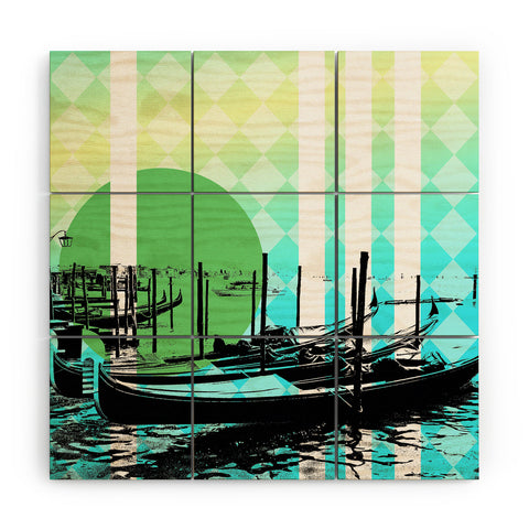 Amy Smith Gondolas 13 Wood Wall Mural
