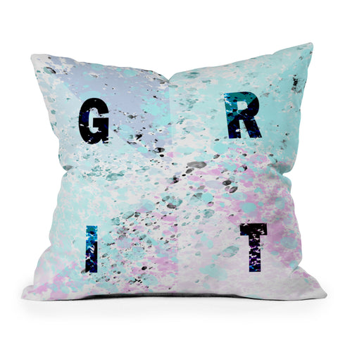 Amy Smith Grit Outdoor Throw Pillow