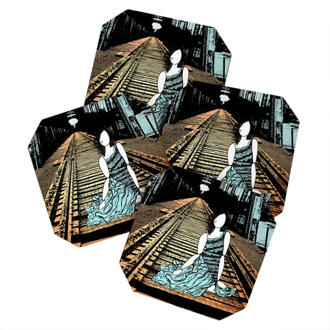 Amy Smith Meet me at the bridge Coaster Set