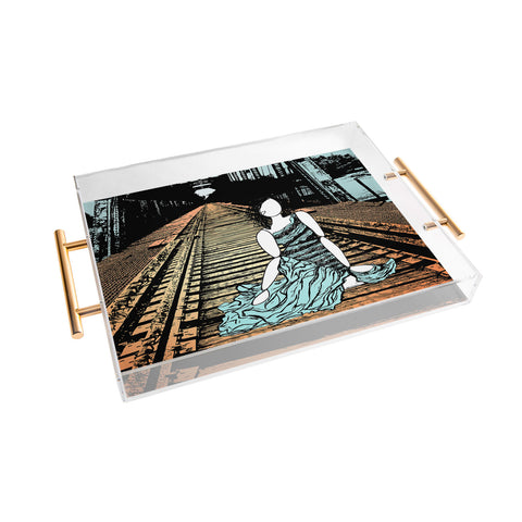 Amy Smith Meet me at the bridge Acrylic Tray