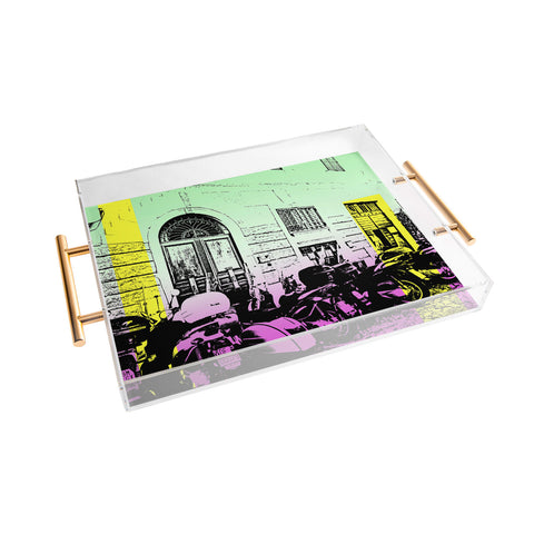 Amy Smith Motor Bikes In Italy Acrylic Tray