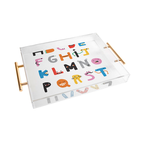 Ana Carvalho ABC The Monster Alphabet Acrylic Tray
