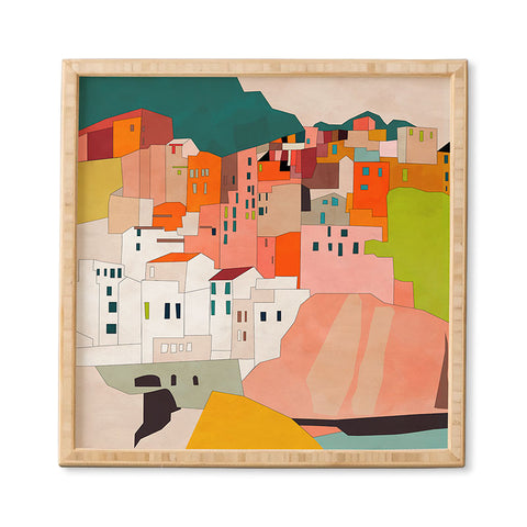 Ana Rut Bre Fine Art cinque terre I Framed Wall Art