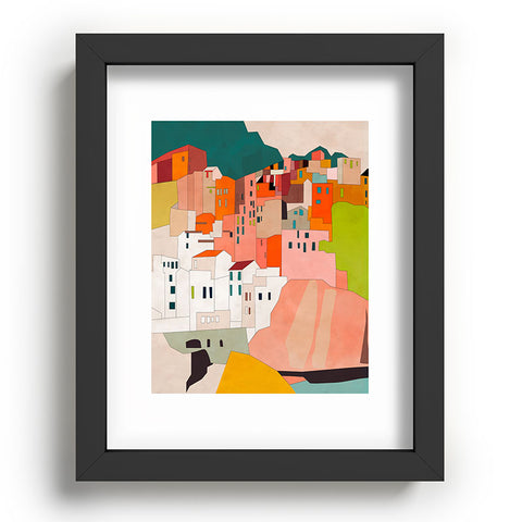 Ana Rut Bre Fine Art cinque terre I Recessed Framing Rectangle