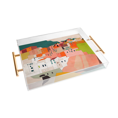 Ana Rut Bre Fine Art cinque terre I Acrylic Tray