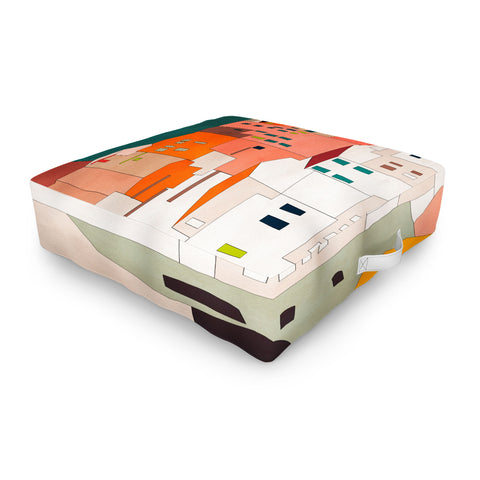 Ana Rut Bre Fine Art cinque terre I Outdoor Floor Cushion