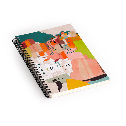 Ana Rut Bre Fine Art cinque terre I Spiral Notebook