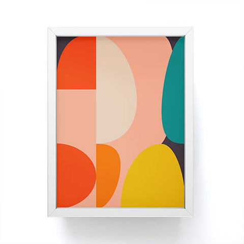 Ana Rut Bre Fine Art geometry shape mid century Framed Mini Art Print