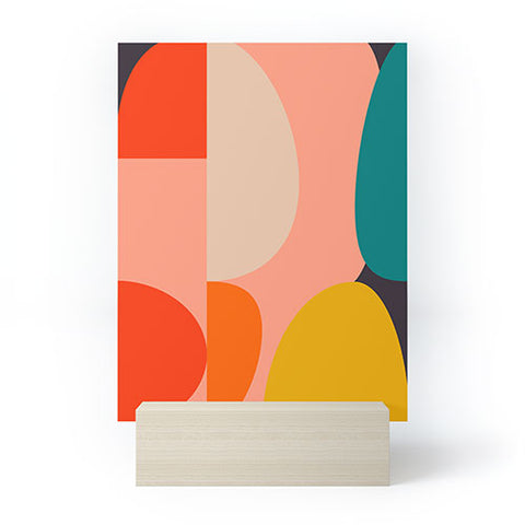 Ana Rut Bre Fine Art geometry shape mid century Mini Art Print