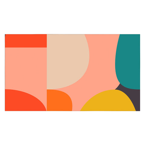 Ana Rut Bre Fine Art geometry shape mid century Tablecloth