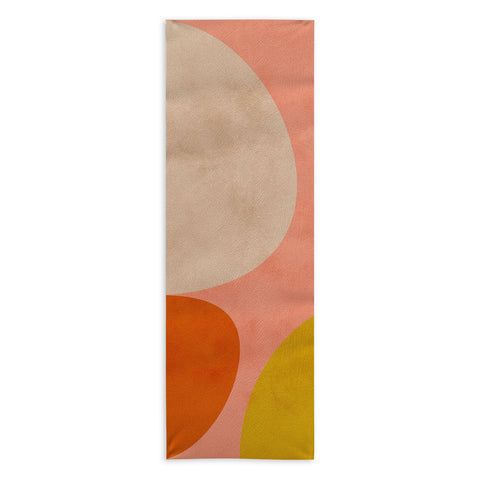 Ana Rut Bre Fine Art geometry shape mid century Yoga Towel