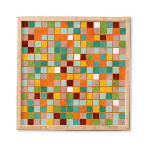 Ana Rut Bre Fine Art little sunny checkers Framed Wall Art