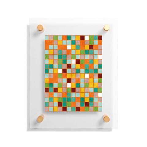Ana Rut Bre Fine Art little sunny checkers Floating Acrylic Print