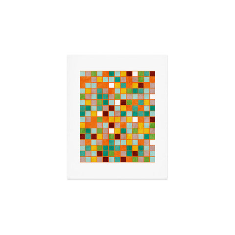 Ana Rut Bre Fine Art little sunny checkers Art Print