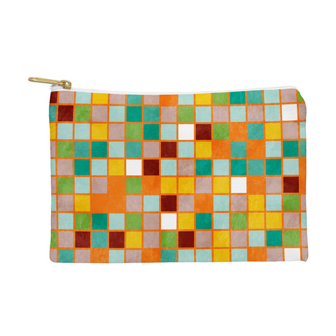 Ana Rut Bre Fine Art little sunny checkers Pouch