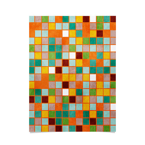 Ana Rut Bre Fine Art little sunny checkers Poster