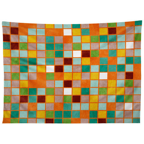 Ana Rut Bre Fine Art little sunny checkers Tapestry