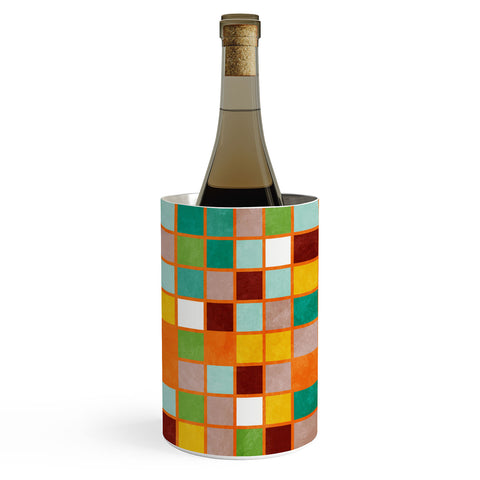 Ana Rut Bre Fine Art little sunny checkers Wine Chiller