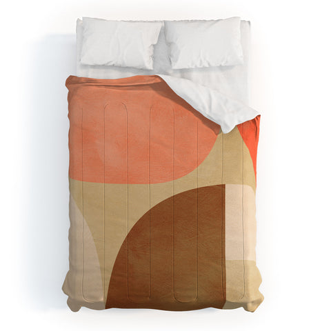 Ana Rut Bre Fine Art mid century geometric abstract Comforter