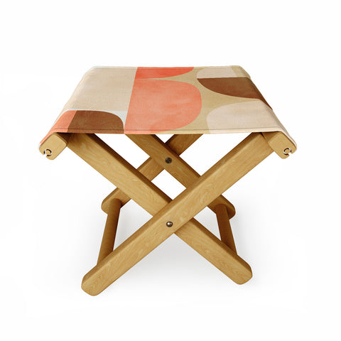 Ana Rut Bre Fine Art mid century geometric abstract Folding Stool