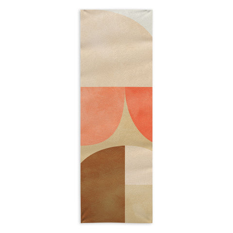 Ana Rut Bre Fine Art mid century geometric abstract Yoga Towel