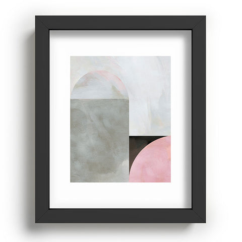 Ana Rut Bre Fine Art mid century scandi winter Recessed Framing Rectangle