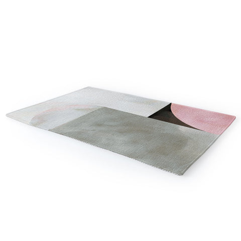 Ana Rut Bre Fine Art mid century scandi winter Area Rug