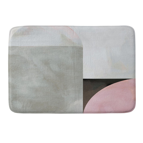 Ana Rut Bre Fine Art mid century scandi winter Memory Foam Bath Mat