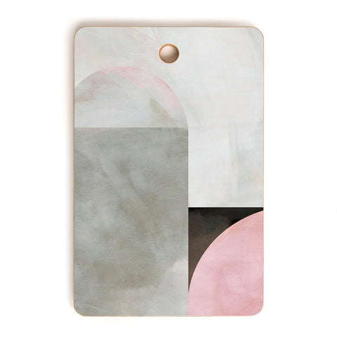 Ana Rut Bre Fine Art mid century scandi winter Cutting Board Rectangle