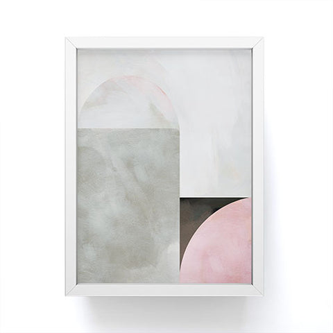 Ana Rut Bre Fine Art mid century scandi winter Framed Mini Art Print