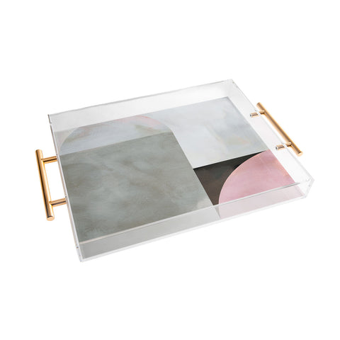 Ana Rut Bre Fine Art mid century scandi winter Acrylic Tray