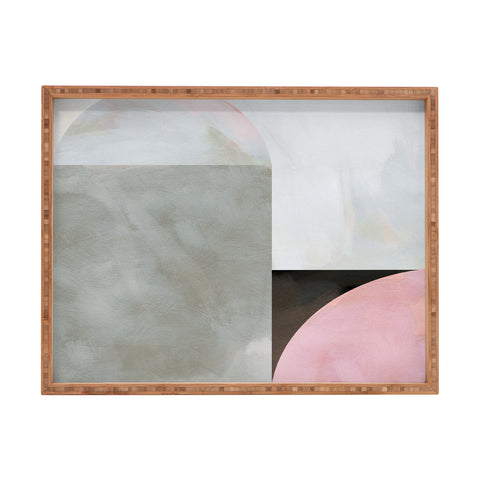 Ana Rut Bre Fine Art mid century scandi winter Rectangular Tray