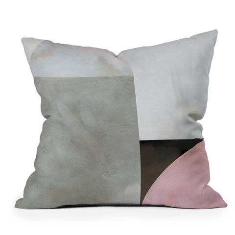 Ana Rut Bre Fine Art mid century scandi winter Outdoor Throw Pillow