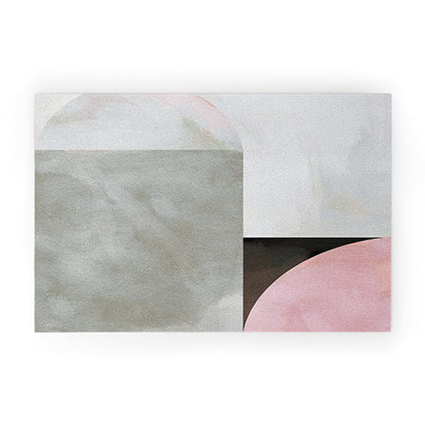 Ana Rut Bre Fine Art mid century scandi winter Welcome Mat