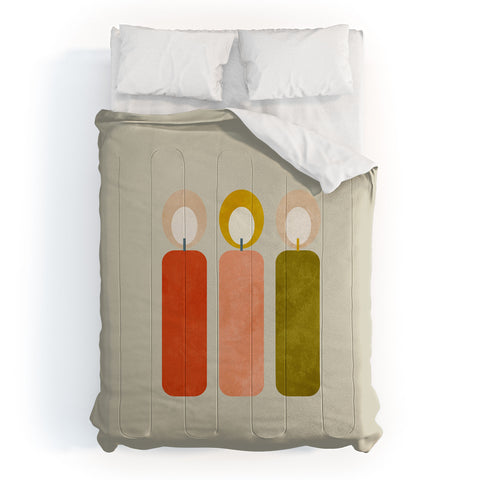 Ana Rut Bre Fine Art mid century xmas contemporary Comforter