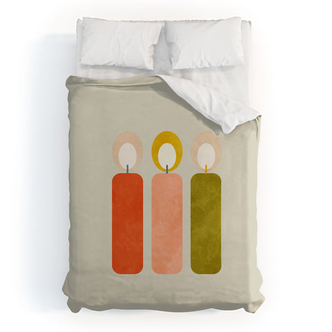 Ana Rut Bre Fine Art mid century xmas contemporary Duvet Cover