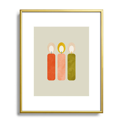 Ana Rut Bre Fine Art mid century xmas contemporary Metal Framed Art Print