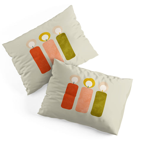 Ana Rut Bre Fine Art mid century xmas contemporary Pillow Shams