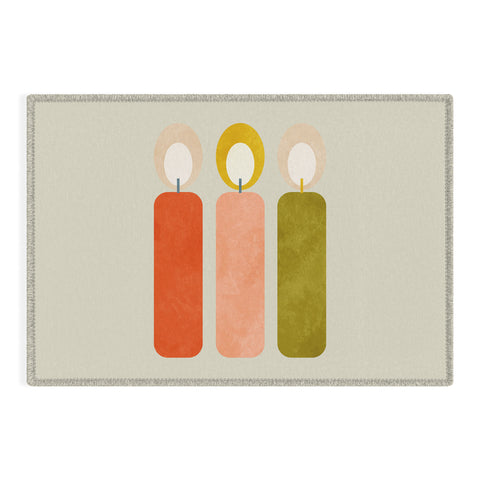 Ana Rut Bre Fine Art mid century xmas contemporary Outdoor Rug