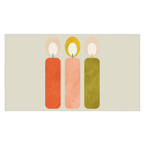 Ana Rut Bre Fine Art mid century xmas contemporary Tablecloth