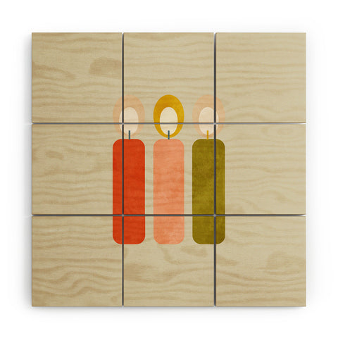 Ana Rut Bre Fine Art mid century xmas contemporary Wood Wall Mural