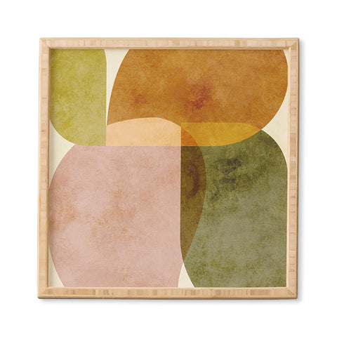 Ana Rut Bre Fine Art organic shapes boho nature Framed Wall Art