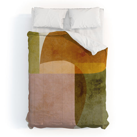 Ana Rut Bre Fine Art organic shapes boho nature Comforter