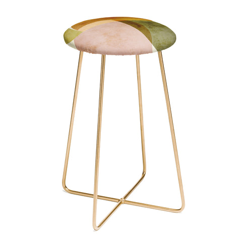 Ana Rut Bre Fine Art organic shapes boho nature Counter Stool